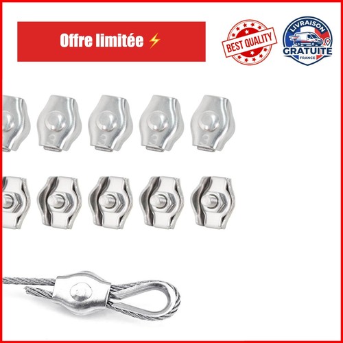 Pièces serre câble acier - pièces,