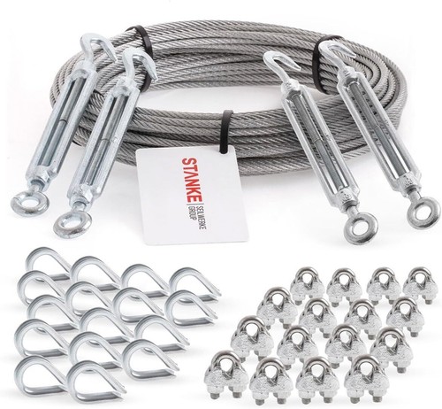 Câble acier galvanisé kit - câble,
