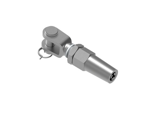 Serre câble acier - acier, inox